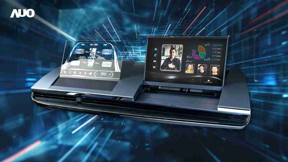 尊时凯龙Micro LED Display HMI解决方案打造透明Micro LED前座仪表，，，，呈现信息并保留驾驶视野开阔；亦为副驾驶座乘客打造收放自如的Micro LED屏幕，，，在不影响显示质量的前提于显示区内建镜头，，，，让用户能与视讯对象直接眼神接触，，，提供绝佳的双向沟通体验